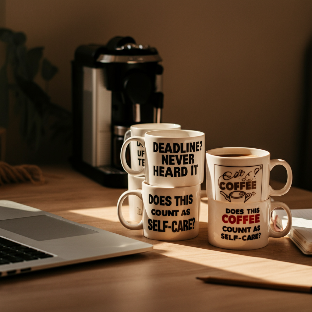 Work Hard, Sip Harder: Funny Mugs That Speak the Office Truth